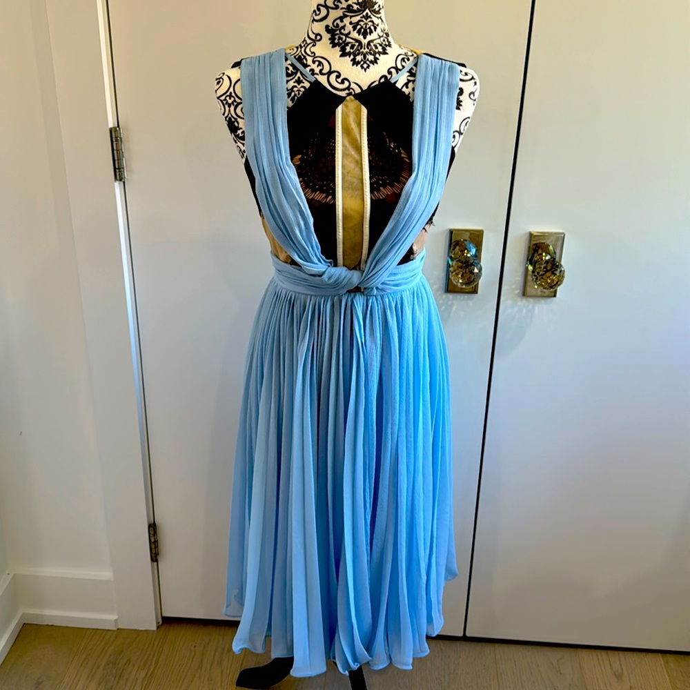 Three Floor Lace & Gauze Bodycon